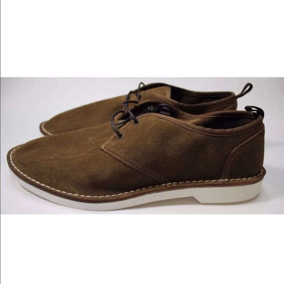 Zara Other - Zara Man Suede Brown Oxfords Size 45 US Size 12